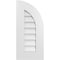 Ekena Millwork Quarter Round Top Right Surface Mount PVC Gable Vent w/ 3-1/2"W x 1"P Standard Frame, 12"W x 26"H GVPQR12X2601SN - alternate 1